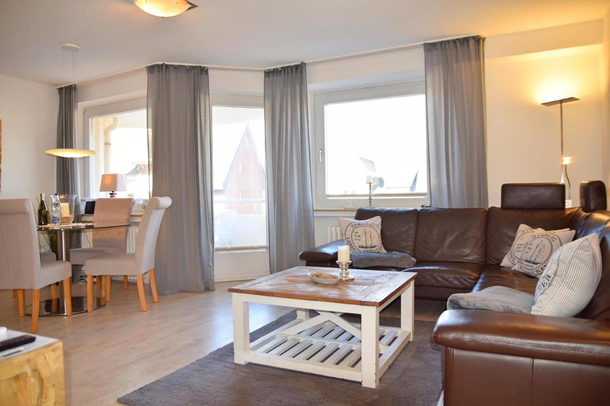 App Seebrise in Westerland mit Balkon am Strand inkl Parkplatz Exterior foto